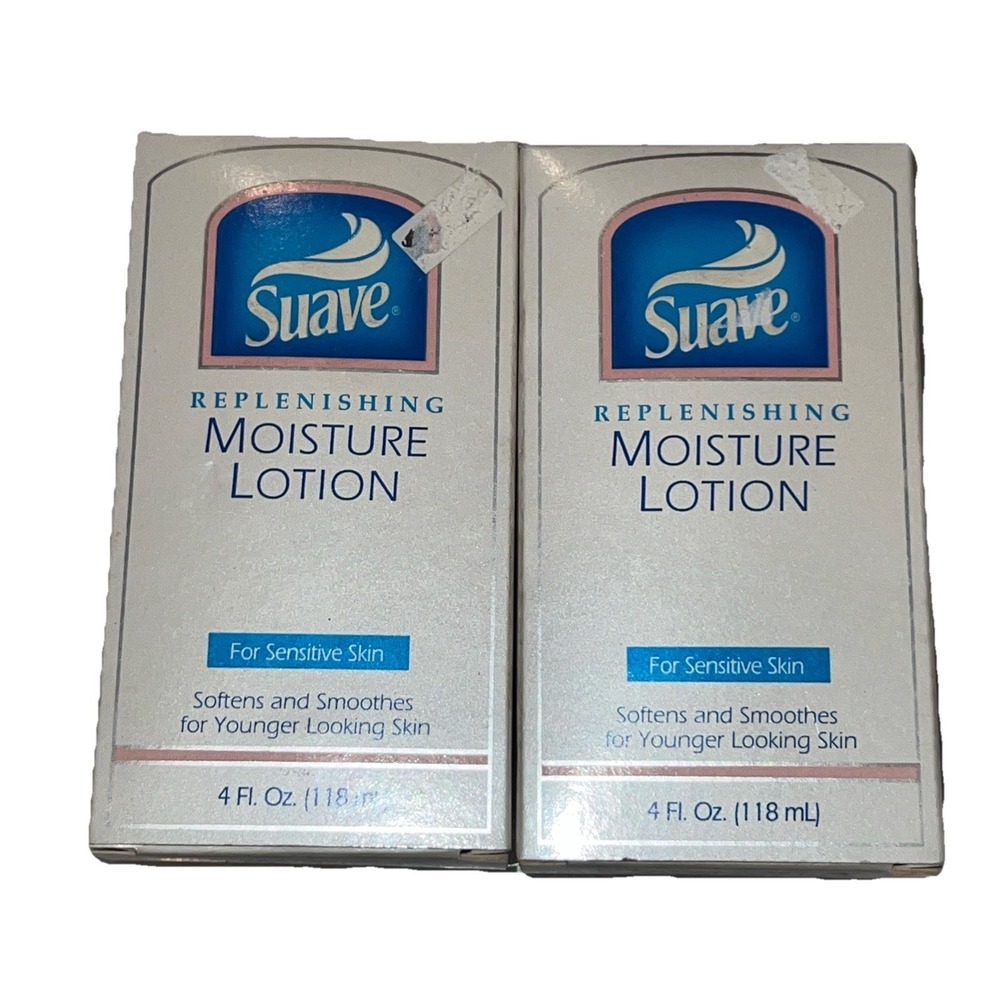 2X-VTG Suave‎ Lotion Replenishing Moisture for Sensitive Skin 4 Oz - W/ Box New